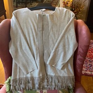 Perfect jacket for Spring!! 2/4 light  weight cardigan. Wonderful detail! NWT